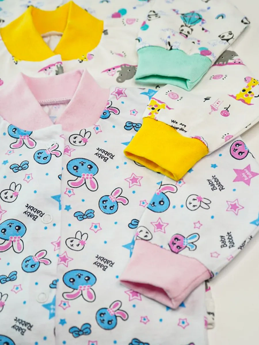 Gulilapuli Yeni Doğanlar İçin 3 Parça Takım T-şirti. 306427827 Beyaz