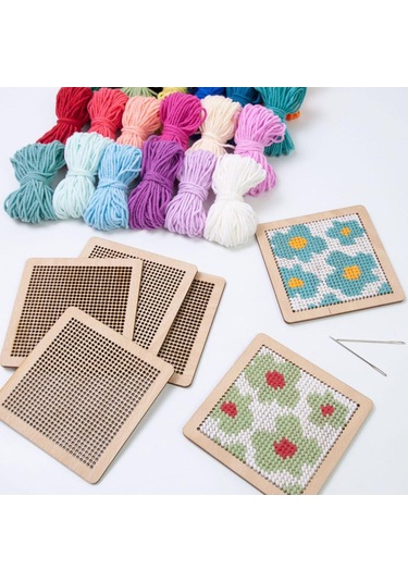 Suntek Başlangıç Çocuk Dikiş Için 4 Parça El Nakış Yer