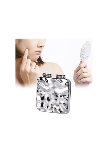 Suntek Çift Taraflı Makyaj Aynası Gümüş