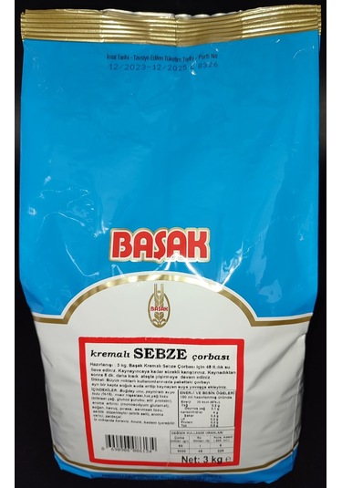 Başak Kremalı Sebze Çorba 3 KG
