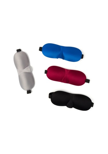 Samdoo Uyku Göz Maskesi 3'lü Set - 3d立体, Hava Geçirgen, Ultra İnce + Su Geçirmez Saklama Çantası + Gürültü Engelleyici Earpluglar Siyah