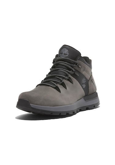 Timberland Mıd Lace Up Waterproof Sn Grı Erkek Outdoor Gri