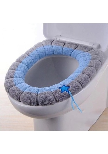 Ankatek Bej Banyo Klozet Kapağı Yumuşak Isıtıcı Mat Kapak Ped Koltuk, Konforlu Kullanım Bej Bej