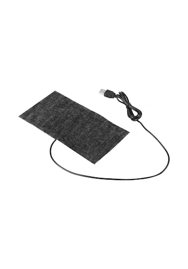 Xindoker 5v Usb Karbon Fiber Isıtıcı Pad 20x10cm Siyah - Omuz, Boyun, Bel, Geri Ve Yatağa Isı Verir, 35-45 C, Suya Dayanıklı, Taşınabilir Diğer