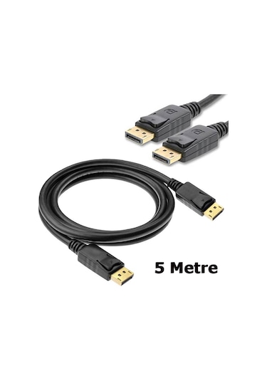 Displayport To Display Port Bağlantı Kablosu Dp Erkek 5 Metre