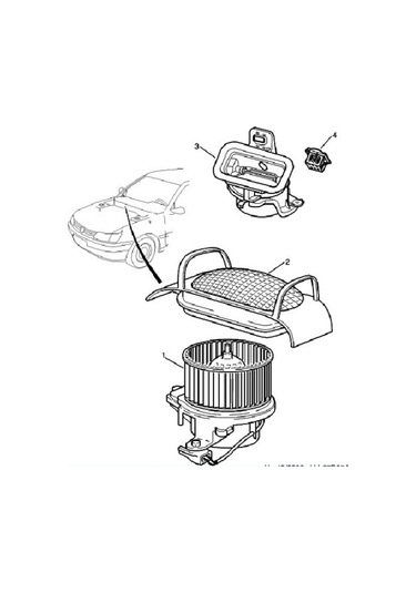 Kalorifer Motoru 1007-c2 C3 342760-6441q6
