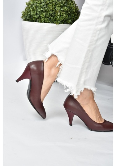 Fox Shoes Bordo Kadın Topuklu Ayakkabı A922151109