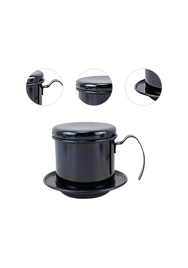 Suntek Vietnam Kahve Damlatıcı Demleyici Cafe Ofis Bar Siyah