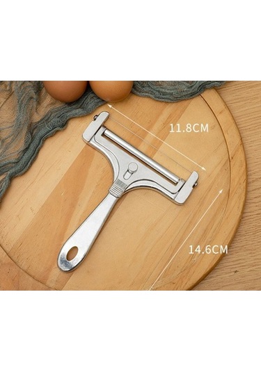 Silindir Ve Kesme Telli Peynir Dilimleyici, Değişken Dilim Kalınlığı, Paslanmaz Çelik/alüminyum, Eski Tasarım, Döner Dilimleyici, Gümüş Diğer