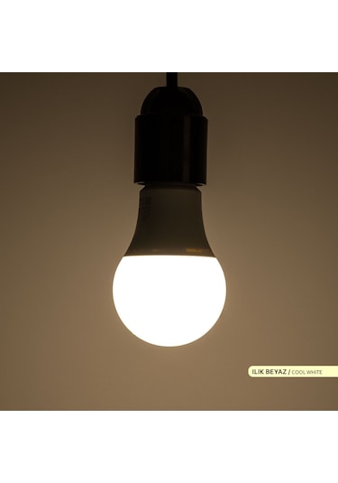 Ack 9w Led Ampul 4000k Günışığı E27 10'lu Eko Paket