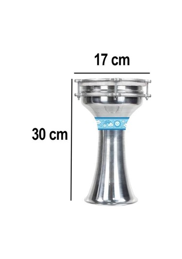 Midex Dbk-01bl Çocuklar İçin1 Numara Alüminyum Darbuka Seti 30x17 Cm