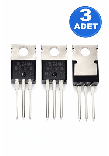 3 Adet Irlz44n Mosfet Logic Level, Yüksek Akım, To-220 Paket