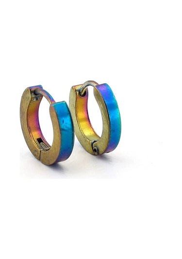 Yanar Döner Paslanmaz Çelik Halka Erkek Küpe E610