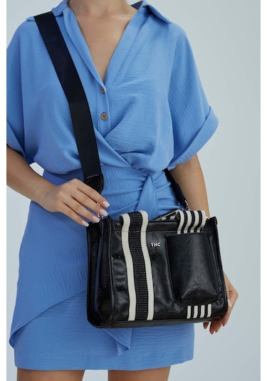 Tamer Tanca Kadın Vegan Siyah Rugan Omuz Çanta 1003 2000 Bn Canta Sk23/24 Sıyah Krsk Rgn Siyah