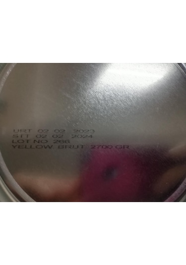3BS POLYESTER ÇELİK MACUN SARI 2,700Gr