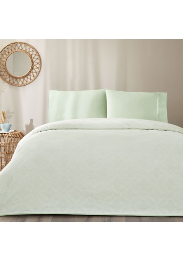 Taç Jakar Soleya Çift Kişilik Pike Takımı Mint 000000001000050034 Mint