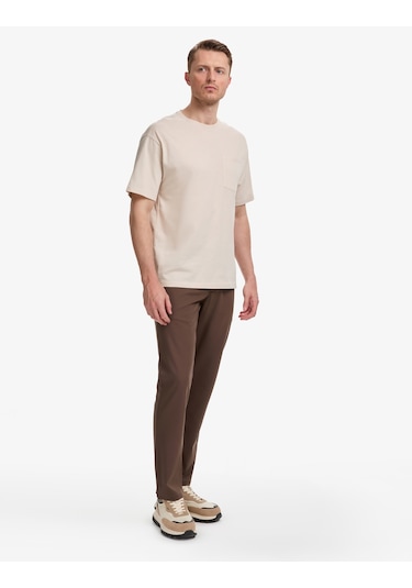 Pierre Cardin Erkek Bej Tişört Basic 50325300-vr011