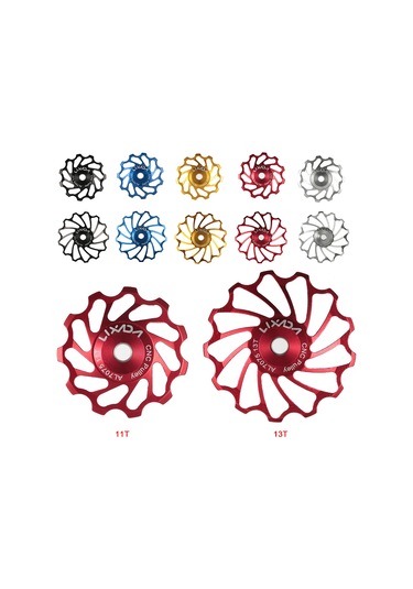 Lixada 2 Adet Mtb Yol Bisikleti Seramik Kasnak 7075 Y20464b-11 Siyah Siyah