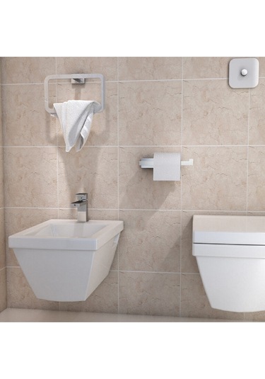 Atena Tuvalet Kağıtlık, Açık - Krom Krom