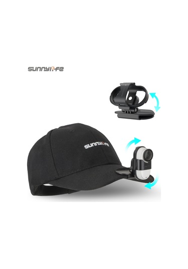 Youmex Sunnylife G3s-j867 Go 3/go 3s Kamera Klipsi - Şapka Kenarı/sırt Çantası Uyumlu, 360 Döner, İlk Kişi Perspektifi Görüntüleme