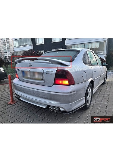 Opel Vectra B Ayaklı Işıklı Spoyler Fiberglass Boyasız