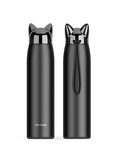 Paslanmaz Çelik Kahve Kupaları Su Şişesi Termos Termal Sıcak Ve Soğuk Tutma Yalıtımlı Vakumlu Matara Spor Siyah &gt 3000ml