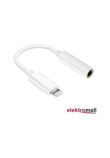 Hs Lightning To Aux 3.5mm Apple Uyumlu iPhone Kulaklık Çevirici - Aux Dönüştürücü