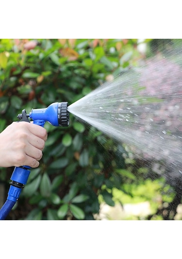 Sones Dayanıklı Esnek Çift Katmanlı Su Borusu Su Hortumu, Uzunluk: 7,5 M-22,5 M Ab Standardı Mavi