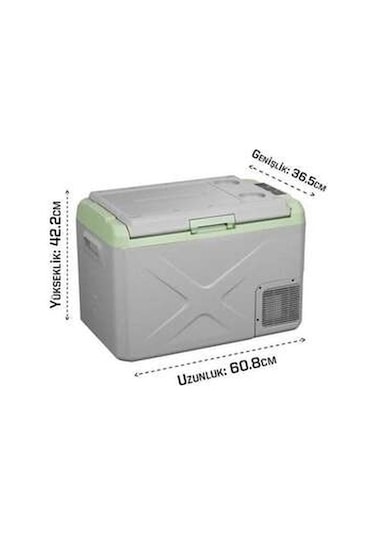 Icepeak Madrid Kompresörlü Buzdolabı 40 Litre-gri-yeşil Gri