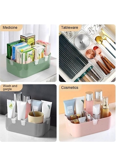 4 Adet/takım Buzdolabı Bölücüler Gıda Sınıfı Yerden Tasarruf Sağlayan Plastik Popüler Sınıflandırılmış Snap-on Mutfak Malzemeleri