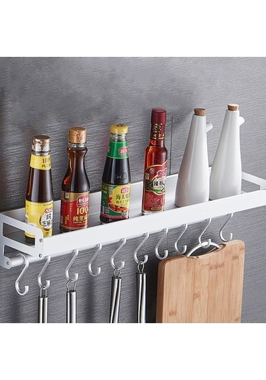 Dancemonkey Mutfak Çokfonksiyonlu Baharat Depolama Rafı Gümüş , Modüler Tasarım Gümüş