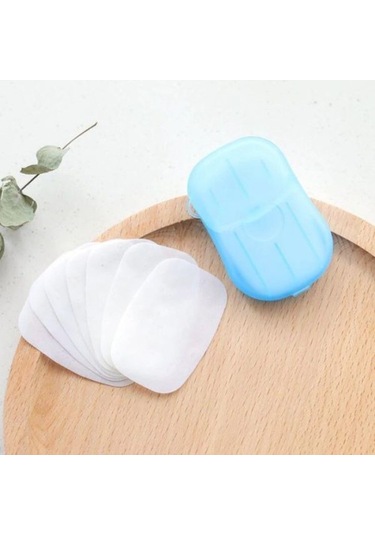 Büro Ev Ofis Yazlık Seyahati İçin 20adet Yaprak Tip Kağıt Sabunu Seti