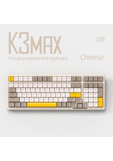 K3 Max Klavye Red Switch Oyuncu Klavyesi Gaming Mekanik 100 Tuşlu Hotswapp