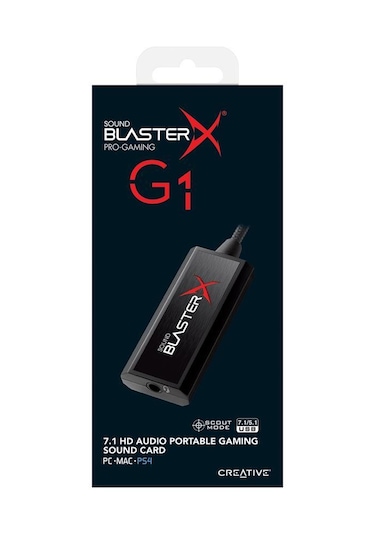 Creative Sound BlasterX G1 7.1 Ses Kartı + Kulaklık Amplifikatörü