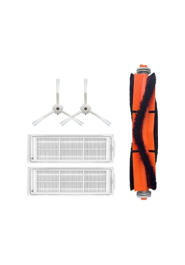 Xiaomi Mop 2 Pro Beyaz MJST1SHW Uyumlu Fırça Filtre Seti-5 Parça