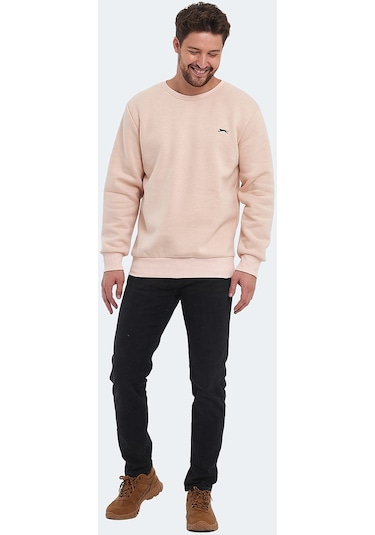 Slazenger KORAL IN Erkek Sweatshirt Bej