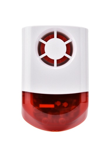 Akıllı Kablosuz Akustik Optik Güvenlik Alarm Sistemi Siren 433mhz