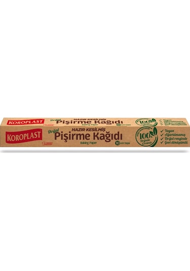 Doğal Pişirme Kağıdı Hazır Kesilmiş 10'lu 3 Adet