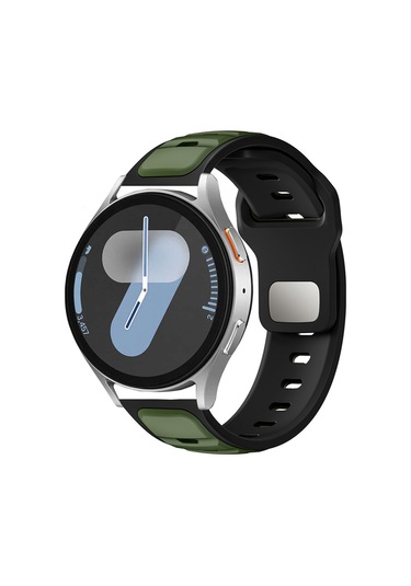Amazfit Pace Zore Krd-132 22mm Silikon Kordon Strap Kayış - Turuncu