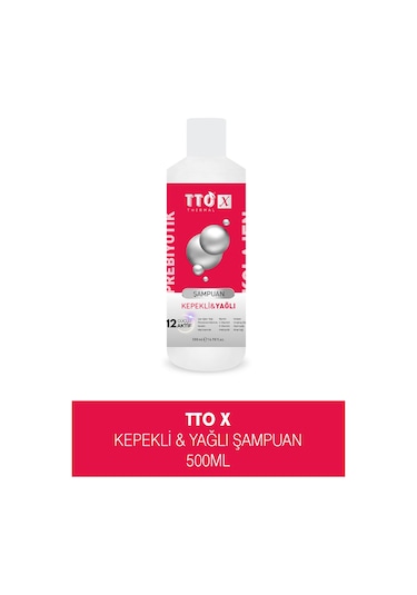 Tto X Kepekli Ve Yağlı Saçlara Özel Şampuan 500 ML
