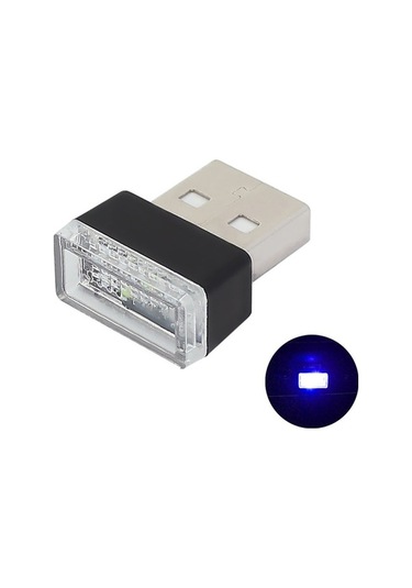 Supermarket1 Arac Içi Aydınlatma Led Işık Usb Girişli Araba Işığı 515887434 12v 7 Renk 20x16x8mm Kırmızı