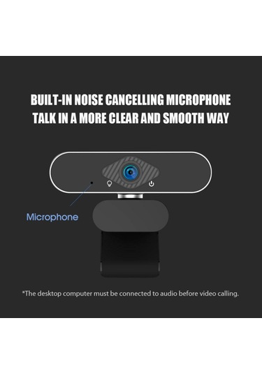 Xiaovv Hd Usb Web Kamerası Dahili Mikrofon Sürücüsüz Otomatik Odaklamalı Kamera Video Arama Kaydı Konferans E-öğrenme