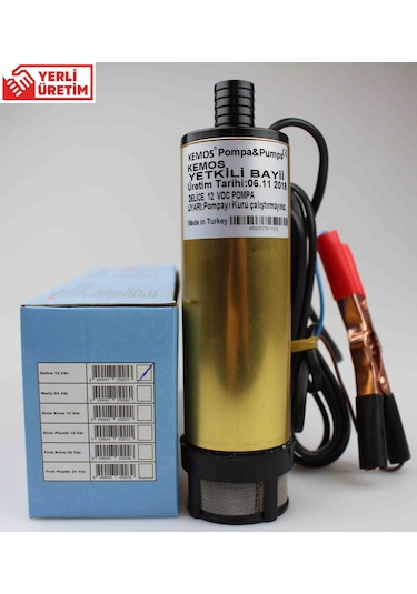 Deli̇ce 12 Volt Pompa Ali̇münyum Gövdeli̇