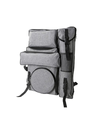 4k Kapasiteli Çok Fonksiyonlu Sanat Aracı Kanvas Çanta, Sırt Çantası Olarak Giyilebilir Veya Elde Taşınabilir. Çok Renkli Çok Renkli