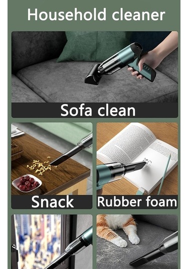 Maoyaya Tcherchi 120000pa Kablosuz Robot Süpürge, Otomobil Elektrikli Taşınabilir