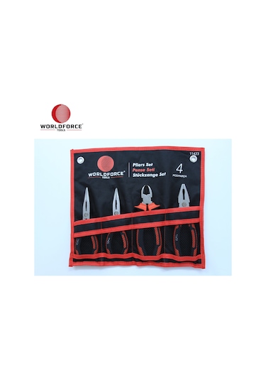 Worldforce 11423 4 Parça 180 mm Oto Servis Pense Seti S2 Çelik
Profesyonel Alet