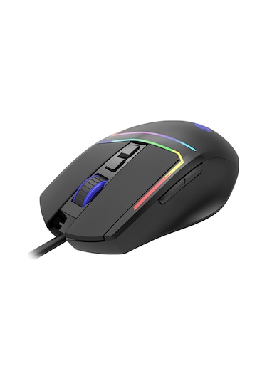 Lecoo MS106 Kablolu 3200DPI 7 Tuşlu RGB Gaming Optik Mouse Siyah