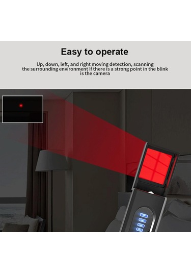 Geeroyoo Gizli Kamera Dedektörü, Gps Takip Önleme, Taşınabilir 3'lü Güvenlik Cihazı