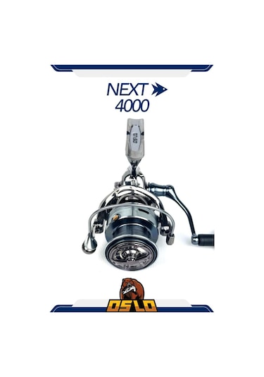 Next 4000 5+1 Bilye İp Misina Sarılı Spin Olta Makinası