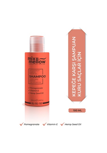 Mixmellow Kepeğe Karşı Şampuan Kuru Saçlar İçin 100ml